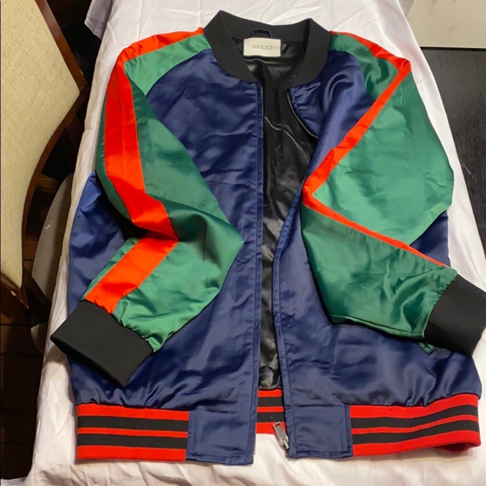 Men Gucci bomber jacket